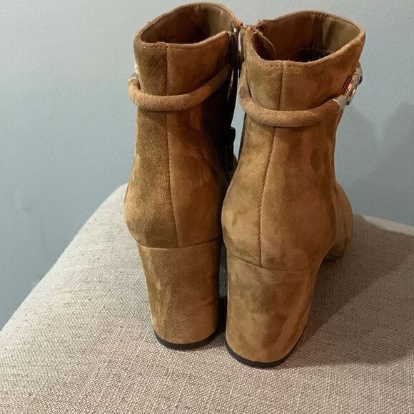 ‎Bella vita brown heeled boots bootie suede - Picture 6 of 9